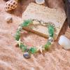 Pulsera de Concha de Estrella de Mar de Grava Estilo Vacaciones Oceánicas Transfronteriza Pulsera de Concha de Playa de Verano Pequeña y Fresca Cadena para el Pie