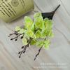 Fábrica de simulação de fornecimento flor 5 garfo impressão de seda Phalaenopsis dançando orquídea flor projeto de casamento decoração planta verde atacado