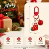 Navidad Resina Colgante Pequeño Llavero Mochila Bolsa Colgante Adorno Lindo Regalo de Regreso a Clases Puesto de Regalos Llavero