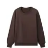 Sudadera con cuello redondo y forro polar 2026 ropa de trabajo personalizada con impresión de logotipo y bordado, camisa de manga larga publicitaria para equipo corporativo
