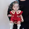 Ropa de Verano, Estilo Delgado, Mangas Volantes, Ropa de Verano, Mamelucos para Recién Nacidos, Abrigos para Bebé Niña, Monos, Estilo Pequeña Princesa
