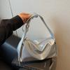 Bolsa de Couro Macio Simples Estilo Coreano para Celebridade da Internet, Bolsa de Trabalho para Mulheres, Nova Coleção Verão 2025, Grande Capacidade, Elegante, de Ombro, de Mão, Transversal