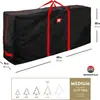 Saco de Armazenamento para Árvore de Natal Sai Sheng de 2,7 Metros Grande Capacidade Tecido Oxford 600D Resistente a Rasgos Impermeável Saco de Armazenamento para Árvore de Natal