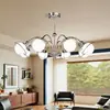 Lámpara de araña para sala de estar estilo Bauhaus, lámpara mágica de frijol estilo crema francés nueva de 6 años, lámpara de techo de alta gama de Zhongshan de diseñador