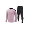 Nueva Chaqueta de Entrenamiento de Fútbol Casual de Deportes al Aire Libre de Invierno Chaqueta de Manga Larga Conjunto de Uniforme de Fútbol Ropa Cálida de Entrenamiento