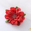 Tocados tipo Flor Hawaiana Crisantemo Camelia Pinza de Borde Vestido de Novia Dama de Honor Peinado Playa Hanfu Tocados Flor