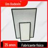 Filtro de ar de painel e estrutura industrial, filtro a vácuo seco de precisão com divisória, filtro de purificação de ar com estrutura de alumínio