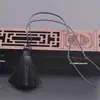 Seda de gelo ultra-curta bolsa fofa com franja borla franja acessório de vestuário feito à mão DIY franja de poliéster mini franja