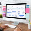Tablero de Mensajes de Monitor Amazon Transfronterizo, Notas Adhesivas Convenientes para el Lado de la Pantalla, Notas para Pantallas de Computadora