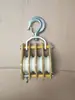 Polea Aislada para Tendido de Cables 3t Polea de Cable de Tres Ruedas para Construcción Eléctrica Polea Aislada para Tendido de Cables Rueda Única 2t Rueda Doble