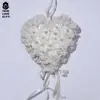 Productos de boda queridos estilo europeo colgante simulación espuma rosa anillo almohada suministros de boda estilo occidental boda novia anillo almohada
