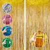 Cortinas de Lluvia Brillantes al por Mayor Suministros de Decoración para Fiestas de Cumpleaños Accesorios para Fotos Diseño de Escenario de Boda Pared de Fondo para Lugar