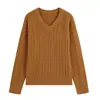 Atacado Fábrica de Roupas Femininas Transfronteiriça 2026 AliExpress Venda Quente Moda High-End Estilo para o Trabalho Nicho Malha com Decote V