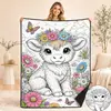 Manta de colorear DIY más vendida transfronteriza para actividades entre padres e hijos