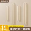 Adesivo Anticolisão para Maçaneta de Porta Tapete de Silicone Traseiro para Porta de Armário Adesivo para Porta de Geladeira Defletor de Porta Artefato Anticolisão Adesivo de Parede de Partículas
