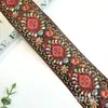 En Stock Cinta Jacquard Cola de Pavo Real Encaje Vintage 5cm Ropa Étnica Dai Cortina Sombrero Textil para el Hogar Accesorios Decorativos