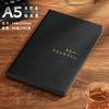 A5 Bordas Borrifadas Couro Macio Simples de Negócios Super Grosso Caderno Espessado Requintado de Alta Qualidade Registros de Reunião Trabalhador de Escritório