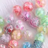 Cuentas Redondas de Frutas Accesorios para Joyería DIY Cuentas Sueltas Cuentas con Agujero Recto Cadena para Teléfono DIY Cadena para Llaves Cadena para Bolsa Accesorios