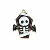 Accesorios decorativos de goteo de aceite para Halloween Colgantes DIY de calabaza, fantasma, calavera Cadenas para teléfono Llaveros Adornos