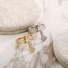Anillo Jinao New Cross, moderno anillo para hombre con microincrustaciones de diamantes, estilo hip-hop, anillo de pareja con temperamento avanzado, venta directa de fábrica