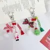 Chaveiro Pingente Original Novo de Contas do Papai Noel Corrente de Contas para Celular Pingente de Sino de Natal para Bolsa