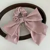 Coleta Baja Coreana de Tres Capas Elegante Lazo Grande Cinta Goma para el Cabello Estilo Perezoso de Alta Gama Diadema Cuerda para el Cabello Accesorio para el Cabello