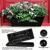 Maceta Horen superventas transfronteriza, diseñada específicamente para jardinería en balcón, maceta rectangular, caja para cultivo de fresas y verduras, maceta de plástico