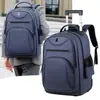 Bolsas con Ruedas al por Mayor para Hombres y Mujeres, Bolsas para Computadora con Impresión de Logo, Bolsas de Viaje Casuales, Mochilas Escolares para Estudiantes de Secundaria, Mochilas con Ruedas