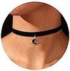 Collar Negro para Mujer, Collar Ajustable de Encaje de Cuero Aterciopelado en Capas, Gótico