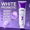 Comércio Exterior Transfronteiriço 7-Pro Pasta de Dente Clareadora Probiótica Limpa Manchas Amarelas nos Dentes, Repara o Esmalte Dentário, Refresca o Hálito 120g