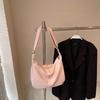 Bolso Exterior Individual de Gran Capacidad para Mujer Primavera y Verano 2025 Nuevo Casual Nicho Bolso de Hombro Cruzado Estilo Coreano Bolso Dumpling para Viajar