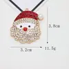 Série de Natal Daiyi Caixa de presente Papai Noel acessórios de liga DIY acessórios para cabelo roupa pulseira pingente pingente