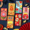 2026 Año del Caballo Dibujo Animado Zodiaco Sobre Rojo Tamaño Grande Personalizado Creativo Año Nuevo Chino Sobre de Dinero de la Suerte Estilo Chino