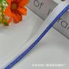 Cordón de Piping de Plata Colorido con Madreperla para Manualidades Borde de Falda de Cara de Caballo Hanfu Cheongsam Tira Lateral Dentada Accesorios