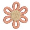 Pegatinas Divertidas para Refrigerador Ins Flor Arcoíris Decoración Tejida Atracción Magnética 3D Distintiva Creativa Atracción Magnética Piedra Magnética