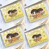 Tarjetas Fotográficas Temáticas de Amor Versión Q de Tian Lei y Zheng Peng, Materiales de Personajes Dobles de Ziyu y Tian Xuning, Postal Lomo de Xun Ni Yu Sheng