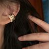 Clip de Oreja Ala de Ángel para Mujer Clip de Oreja Estrella Perla para Mujer Diseño de Nicho Más Fácil de Combinar Estudiante Personalizado Pendientes sin Perforación