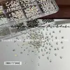 Arte de Unha Zircônia Iridescente Charms Strass de Fundo Plano Super Brilhantes Diamantes Coloridos Ultra Brilhantes Mini Strass Aurora Coloridos Atacado