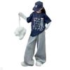 Conjunto Casual de Otoño para Niñas Estilo Coreano 2025 Nuevo Moderno a la Moda Sudadera y Pantalón Deportivo de Otoño para Niños