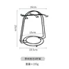 Soporte para Tazas de Café Dorado de Amazon Estante de Tazas de Hierro Forjado Base para 4 Tazas 6 Tazas Soporte para Tazas de Café Galvanizado Hecho a Medida