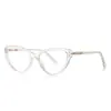 Gafas Anti Luz Azul 2232 Rostro Pequeño Sudamericano Mujer Vitalidad Montura Ojo de Gato Libro Rojo Venta Caliente Mismo Estilo Espejo Plano para Computadora