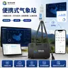 Estación Meteorológica Ultrasónica Portátil Integrada Temperatura y Humedad Velocidad y Dirección del Viento Instrumento Meteorológico de Rescate al Aire Libre Equipo de Monitoreo