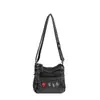 Bolsa de Tela de Moda, Gran Capacidad, Bolso Cruzado para Hombro de Mujer, Bolso Retro, Bolso de Mujer, Bolso de Estilo de Alta Gama, Bolso Pequeño para Viajes Diarios