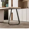 Soporte de pata de mesa curva de lujo ligero tocador escritorio mesa de comedor pata base de soporte de gabinete mesa de isla soporte mostrador de bar pata de un solo lado