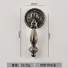 Tirador de Agujero Único Retro Antiguo Tirador Pequeño de Aleación de Zinc Estilo Chino Nuevo Tirador para Puerta de Gabinete Cajón Estilo Lujo Ligero