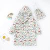Capa de chuva infantil de alta qualidade com mochila para meninos e meninas Bebê Criança Conjunta Longo À Prova D'Água À Prova de Vento Poncho de Secagem Rápida