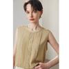 Camiseta Regata Feminina 2026 Primavera/Verão Novo Estilo Gola Redonda Commuter Crepe 100% Seda