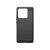 Funda para Teléfono Móvil Adecuada para Xiaomi 13t Pro Xiaomi 13t Pro Fibra de Carbono Cepillada Anticaída Silicona Funda Protectora para Teléfono Móvil