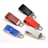 Llavero de Unidad Flash USB de Fábrica Unidad Flash USB de Cuero Estuche de Cuero para Unidad Flash USB Regalo de Negocios Regalo Promocional Unidad Flash USB para Exposiciones