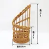 Cesta para Churros de Mimbre Sintético al por Mayor Bolsa para Pan Francés Cesta de Almacenamiento para Baguette Exhibidor de Baguettes para Hornear